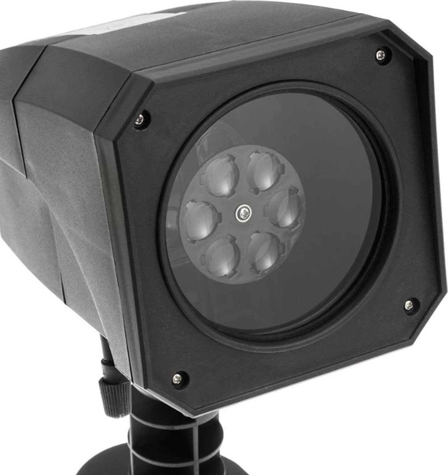 Proiettore natalizio oscar a led con 12 soggetti intercambianili in movimento - 4