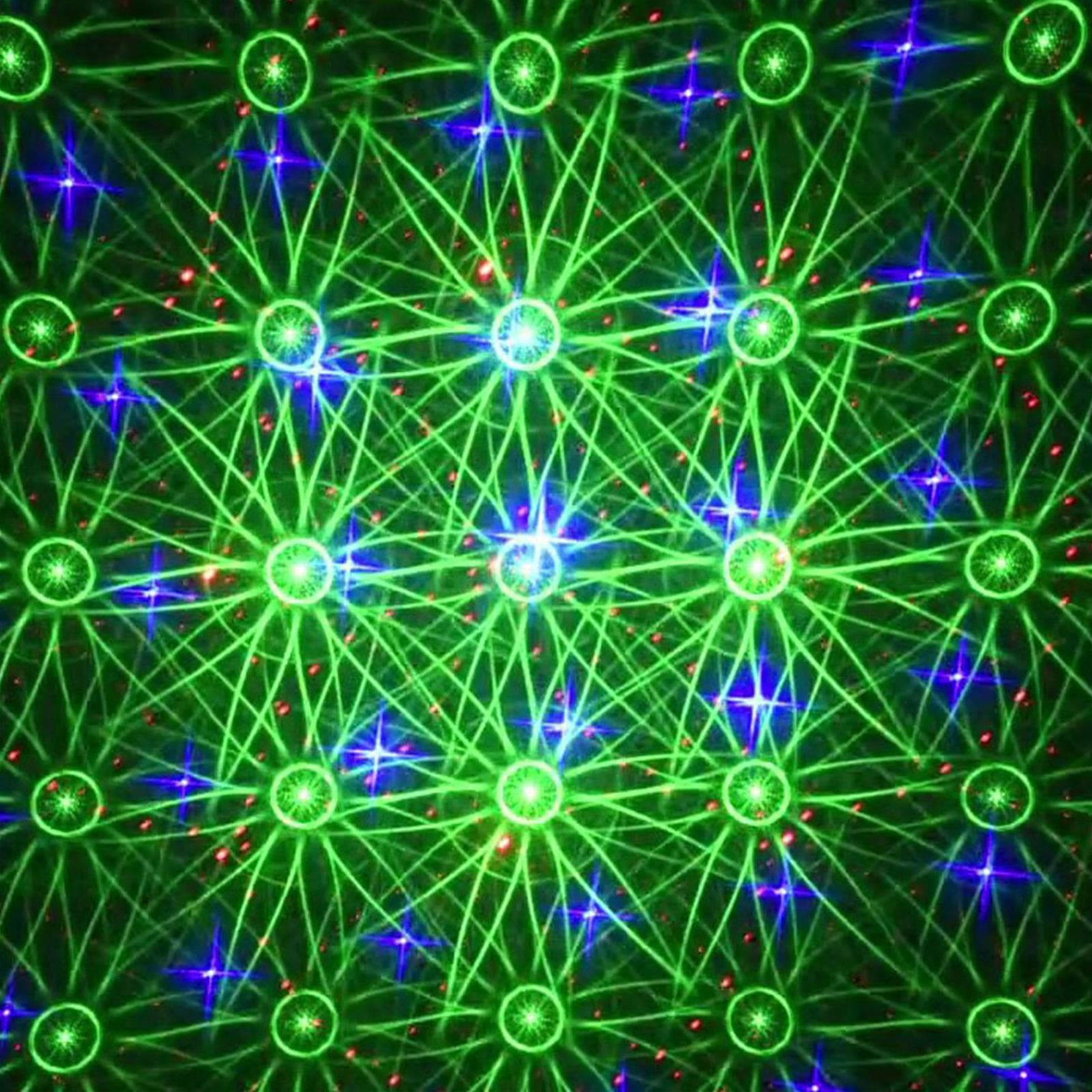 Proiettore natalizio a laser verde e blu decorazione natalizia da esterno - 2