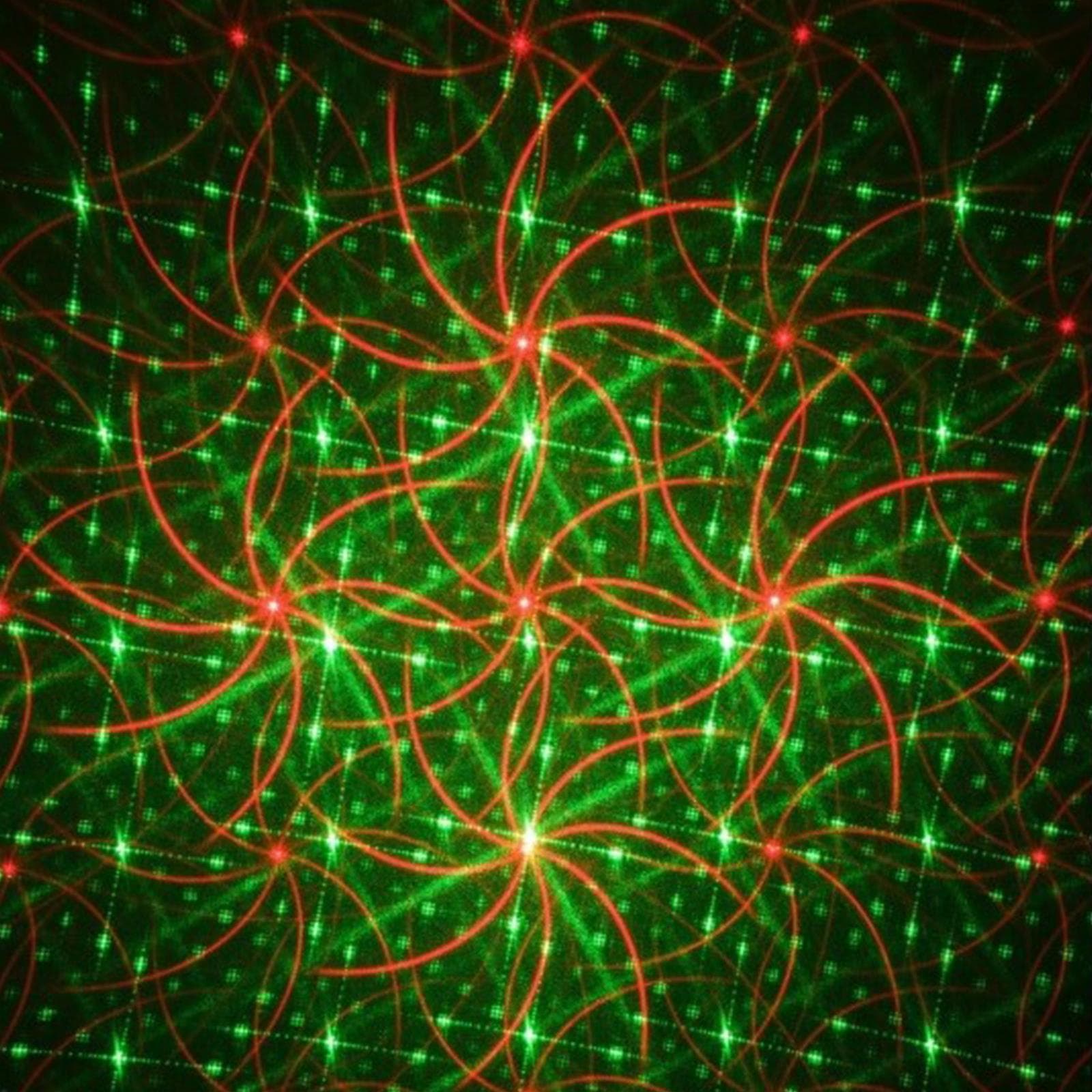 Proiettore natalizio a laser verde e rosso decorazione natalizia da esterno - 7
