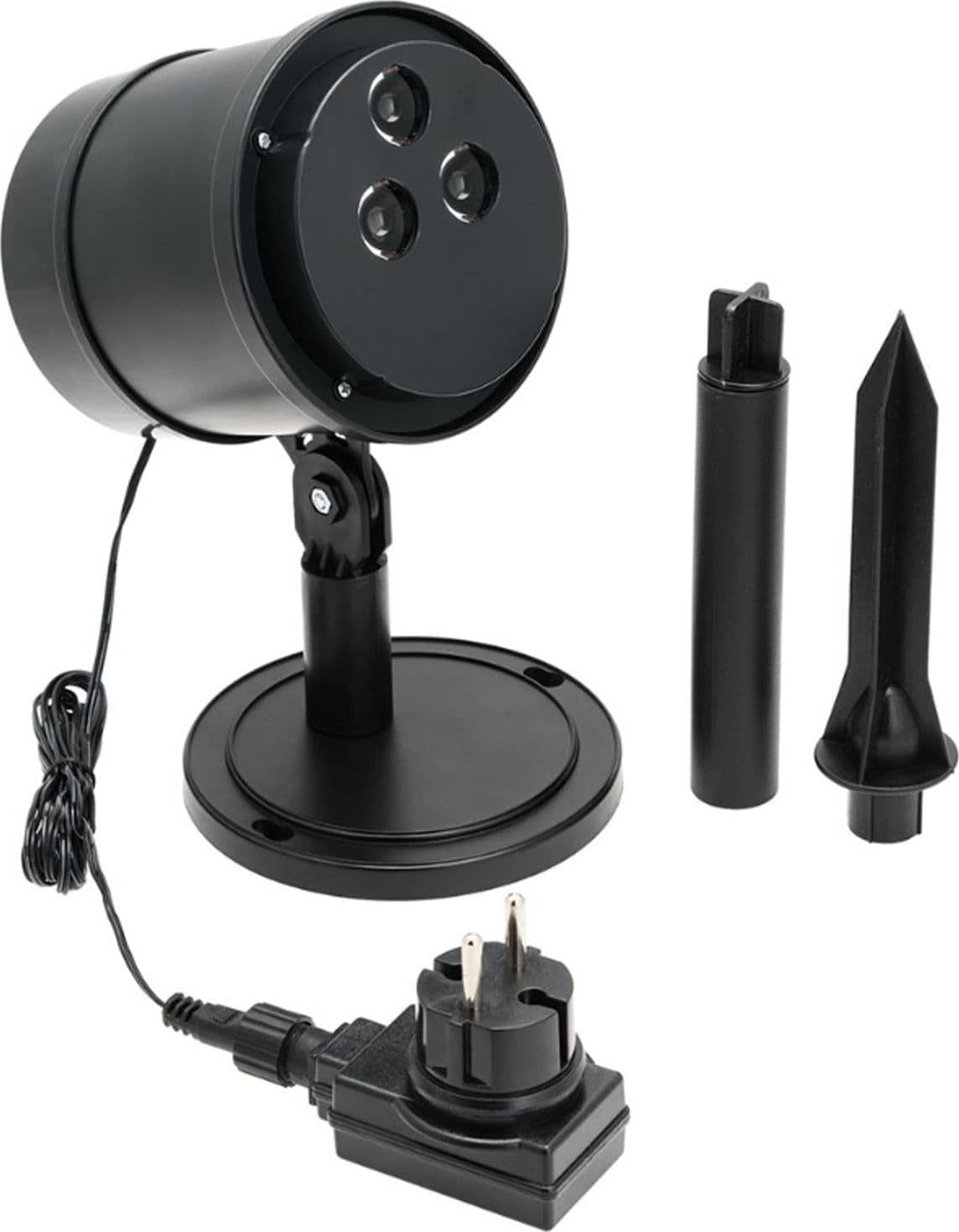 Proiettore a led per esterno ed interno Babbo Natale con Vespa decorazione natalizia - 7