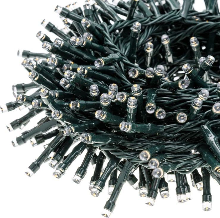 Catena lineare natalizia Smart Connect led da Ø 5 mm con 8 giochi di luce - 7