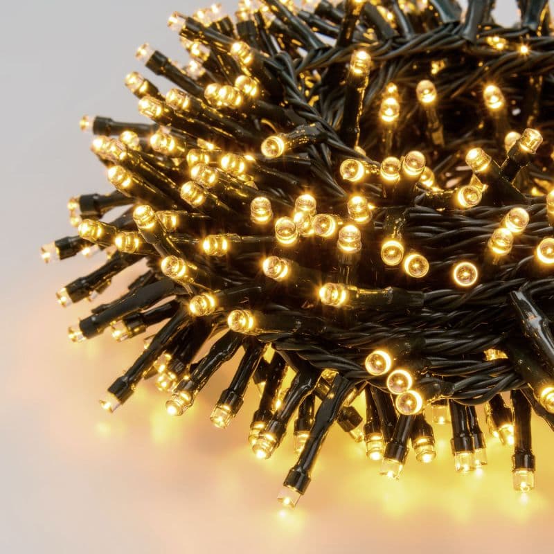 Catena lineare natalizia Smart Connect led da Ø 5 mm con 8 giochi di luce - 8