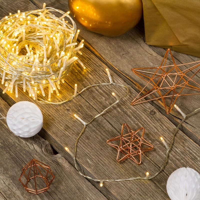 Catena lineare natalizia Smart Connect Plus da Ø 5 mm con 8 giochi di luce 24 mt 600 led - 2