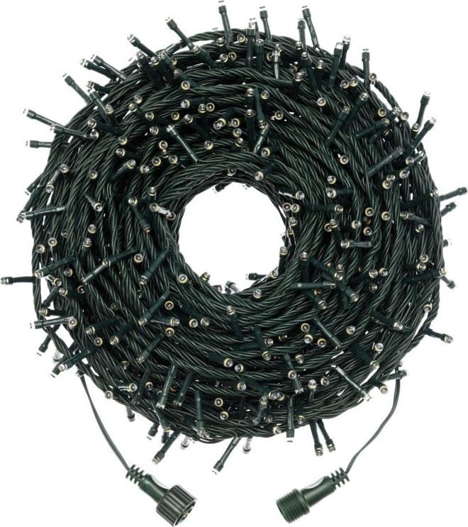Catena lineare natalizia Smart Connect Plus da Ø 5 mm con 8 giochi di luce 24 mt 600 led - 4