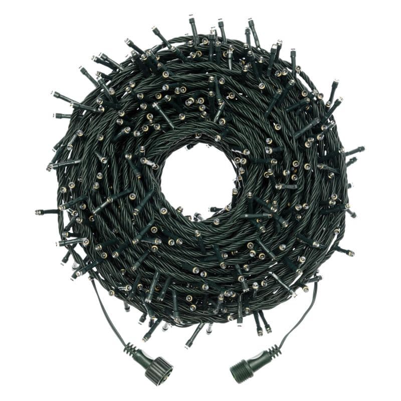 Catena lineare natalizia Smart Connect Plus da Ø 5 mm con 8 giochi di luce 24 mt 600 led - 4