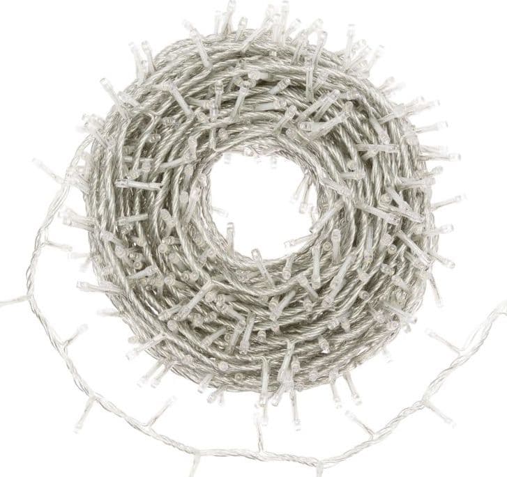 Catena lineare natalizia Smart Connect Plus da Ø 5 mm con 8 giochi di luce 24 mt 600 led - 7