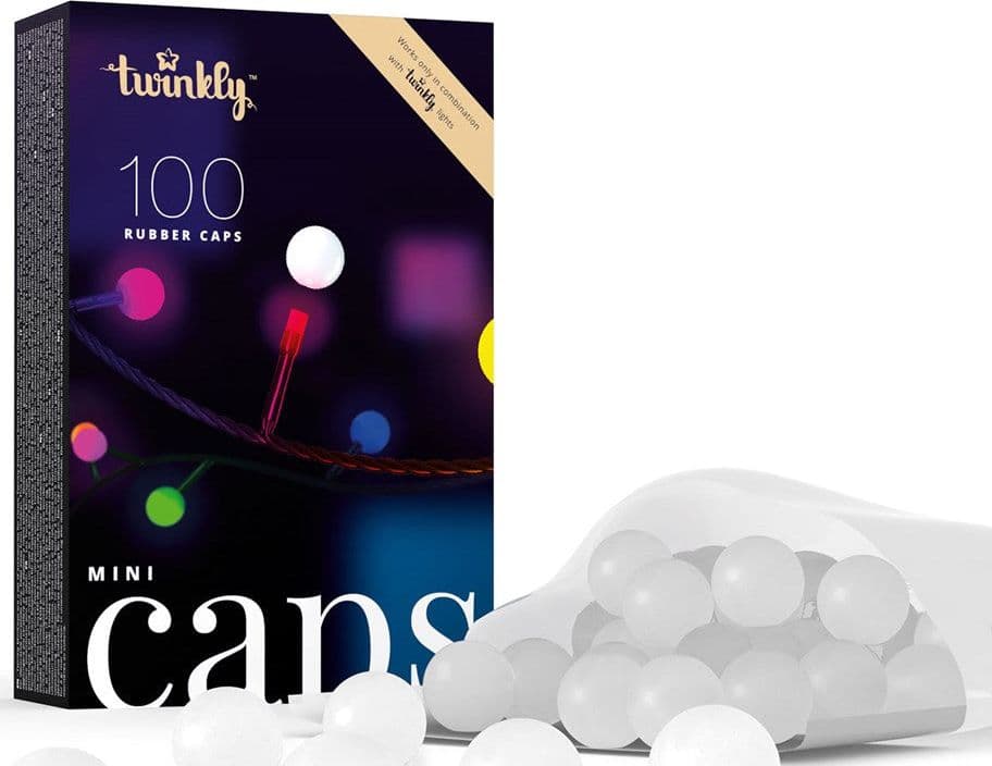 Capsule per luci di natale a led Mini Caps Twinkly Sfere in silicone