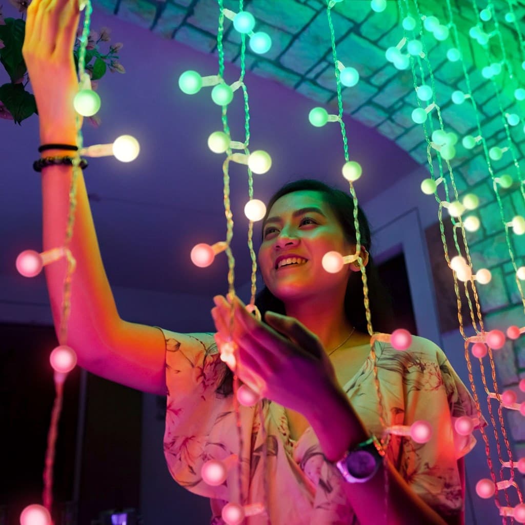 Capsule per luci di natale a led Mini Caps Twinkly Sfere in silicone - 2