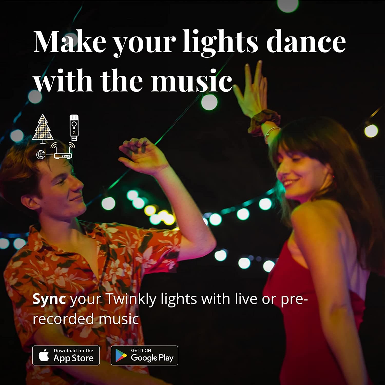 Chiavetta USB Music Dongle per catena luminosa Twinkly a led - 8