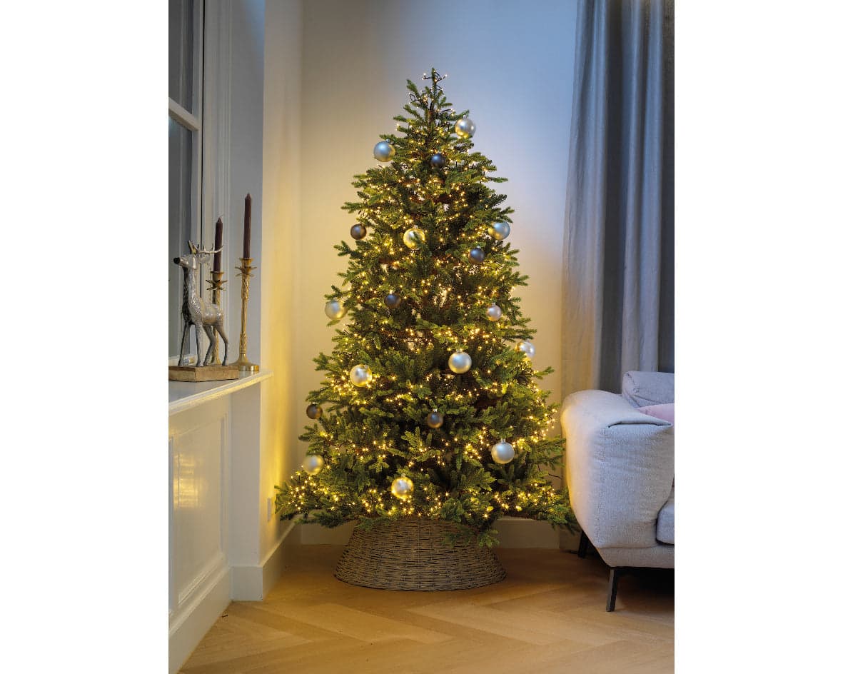 Catena lineare a LED luce calda con 8 funzioni luminose, rotolo da 27 metri - 6