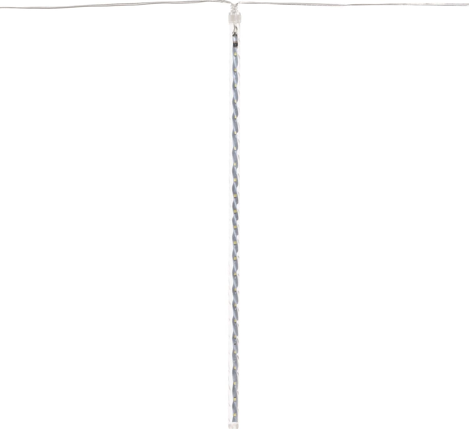 Catena 10 tubi luminosi 480 led per decorazioni Natalizie luce fredda - 2