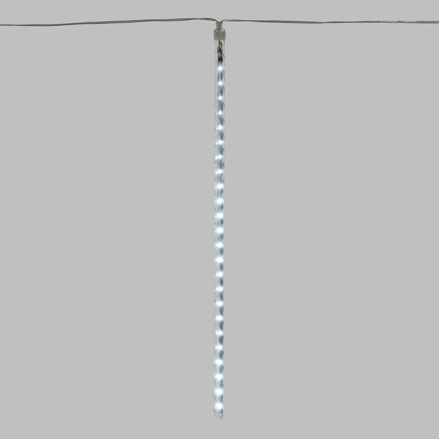 Catena 10 tubi luminosi 480 led per decorazioni Natalizie luce fredda - 4