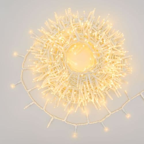 Catena nastro di luce bianca con 1000 MiniLed da 30 m per decorazioni natalizie - 2