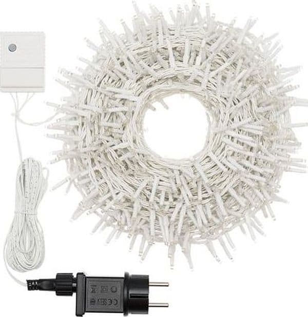Catena nastro di luce bianca con 1000 MiniLed da 30 m per decorazioni natalizie - 4