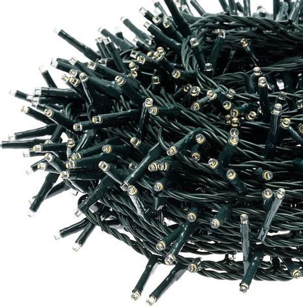 Catena luminosa lineare con 1000 MiniLED da 30 m decorazione natalizia da esterno - 3