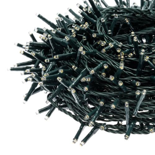 Catena luminosa lineare con 1000 MiniLED da 30 m decorazione natalizia da esterno - 3