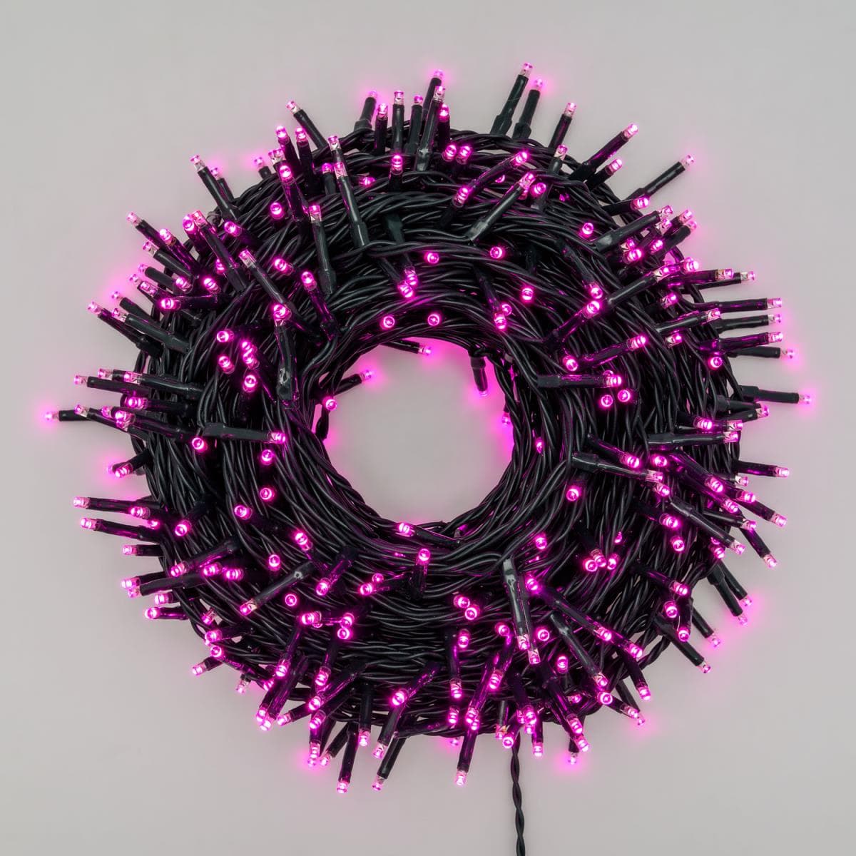 Luci di natale catena a led Ciclamino per interno ed esterno con giochi luce 9 mt - 2
