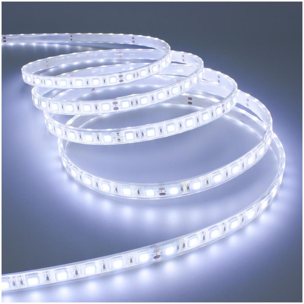 Striscia 150 led con trasformatore per interno 5 mt sezionabile - 5