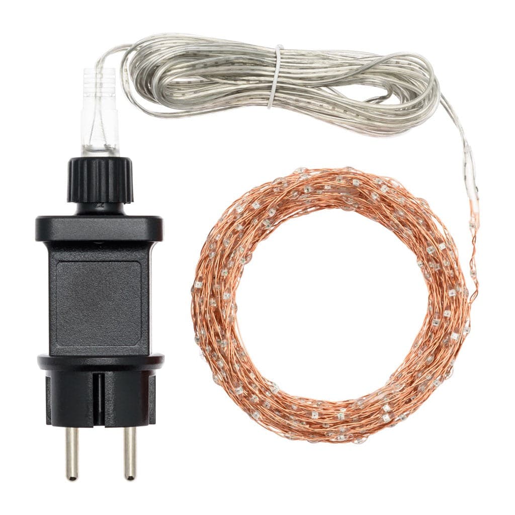 Catena lineare luminosa con 625 microled a luce multicolore RGB da 10 metri - 2
