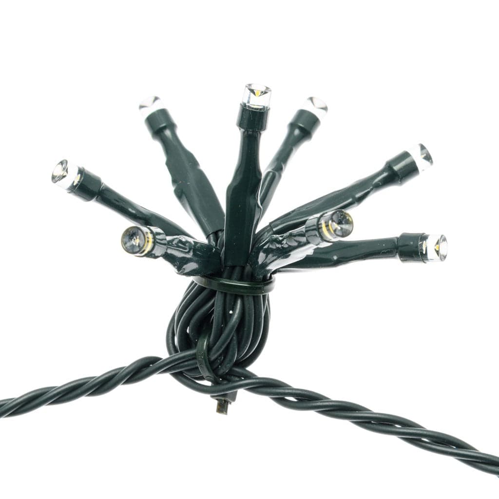 Catena lineare "Bunch" con 40 ciuffi luminosi da 8 led a luce bianco caldo - 3