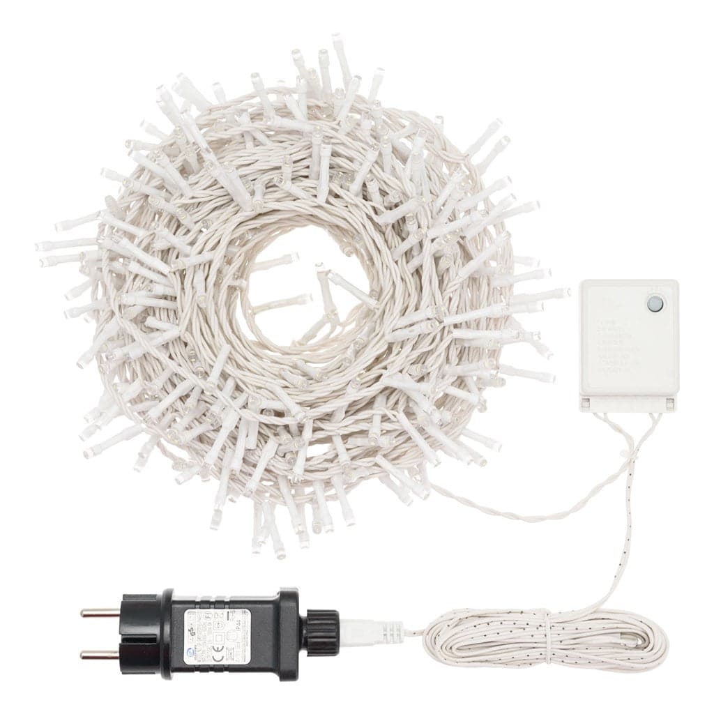 Catena lineare di luci natalizia "SuperBright" con led da Ø 5mm da esterno - 20