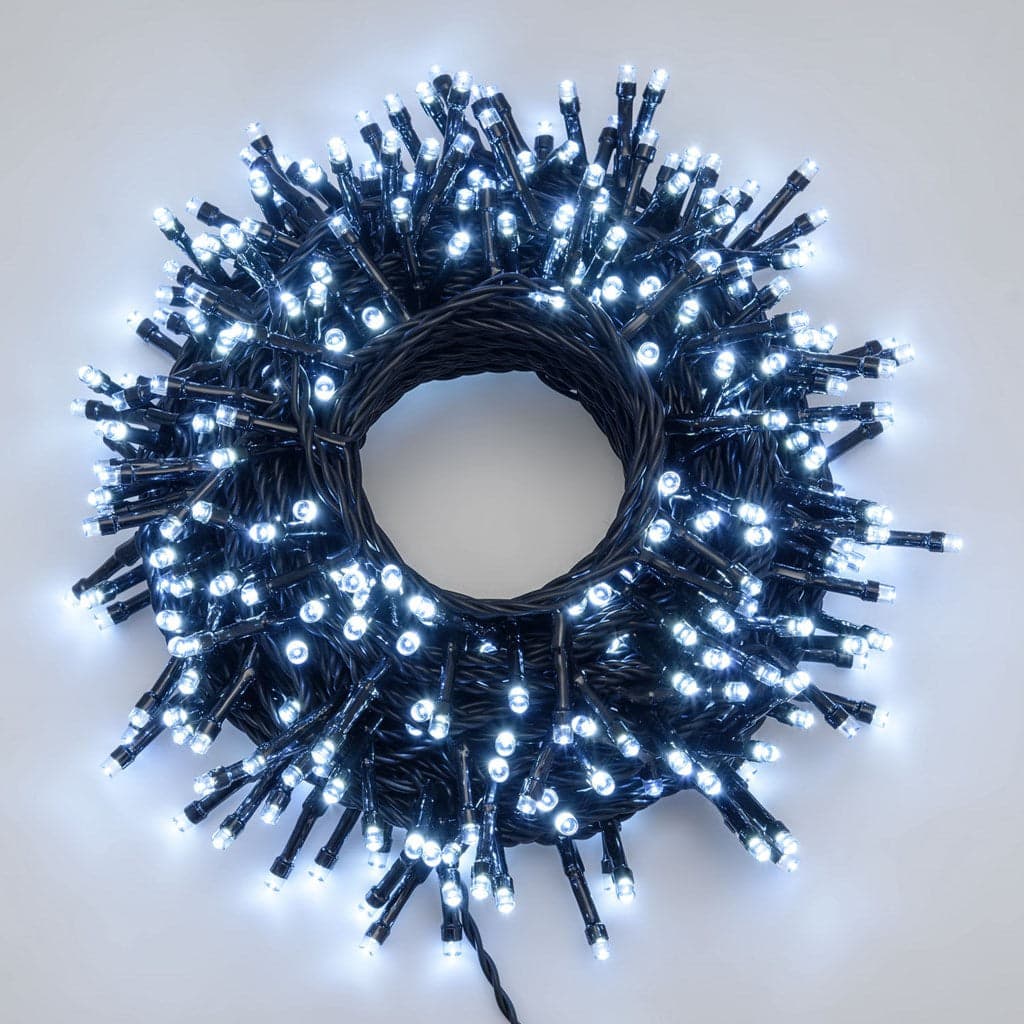 Catena lineare di luci natalizia "SuperBright" con led da Ø 5mm da esterno - 7