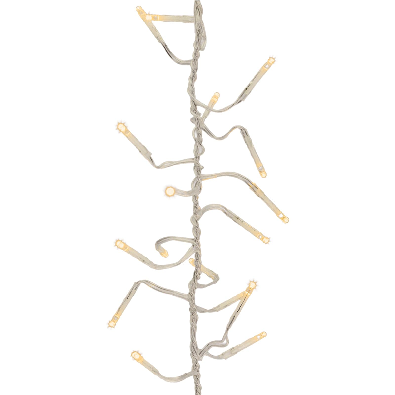 Catena lineare festone di luce bianca calda con MiniLed per decorazioni natalizie - 2