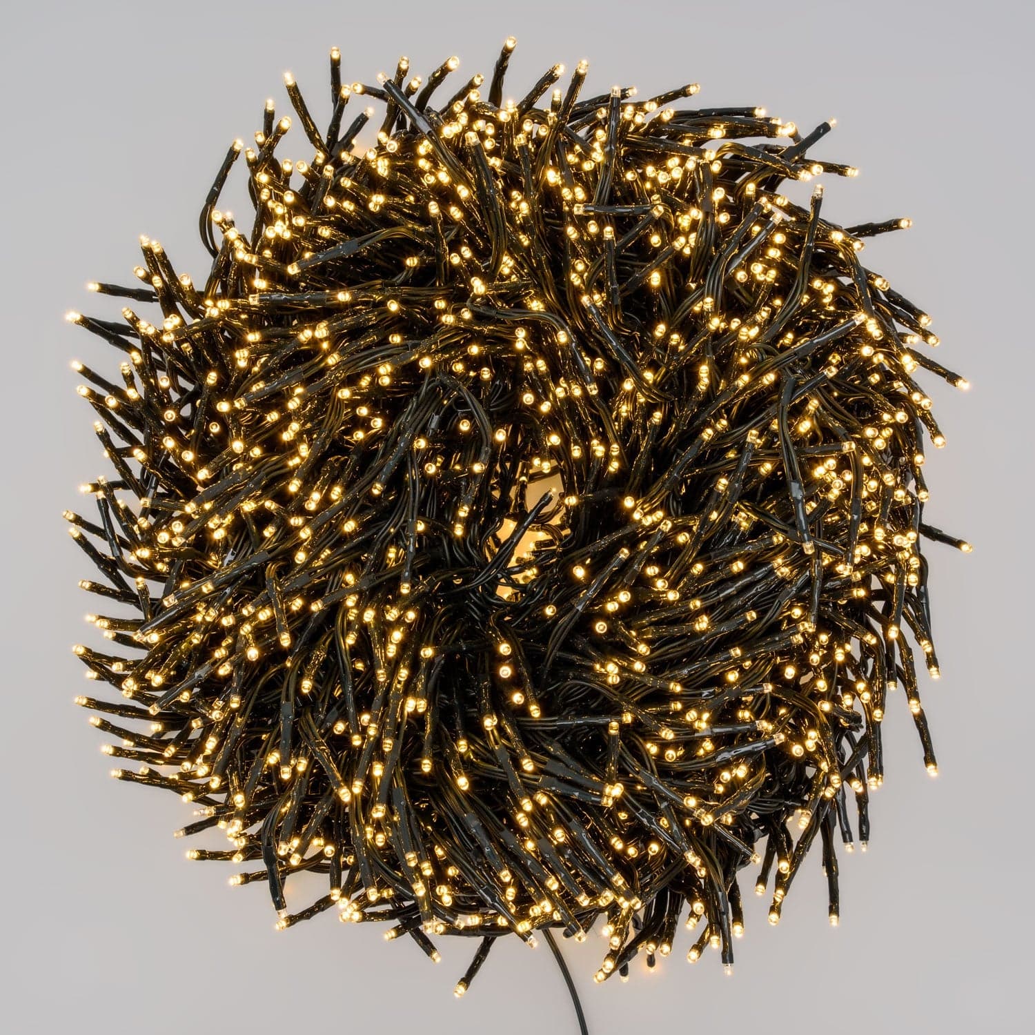 Catena lineare festone di luce bianca calda con MiniLed per decorazioni natalizie - 3