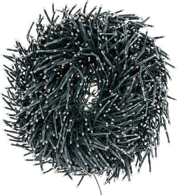 Catena lineare festone di luce bianca calda con MiniLed per decorazioni natalizie - 9