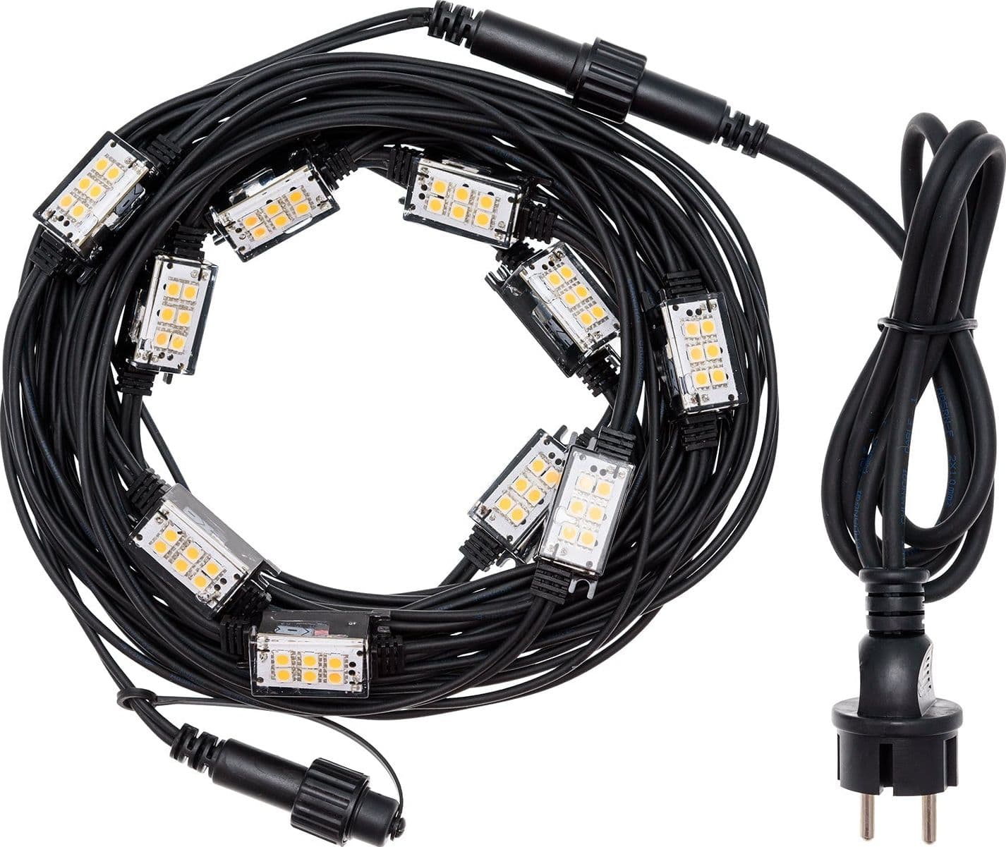 Catena strobo 10 led effetto flash luce Stroboscopica da esterno decorazione natalizia