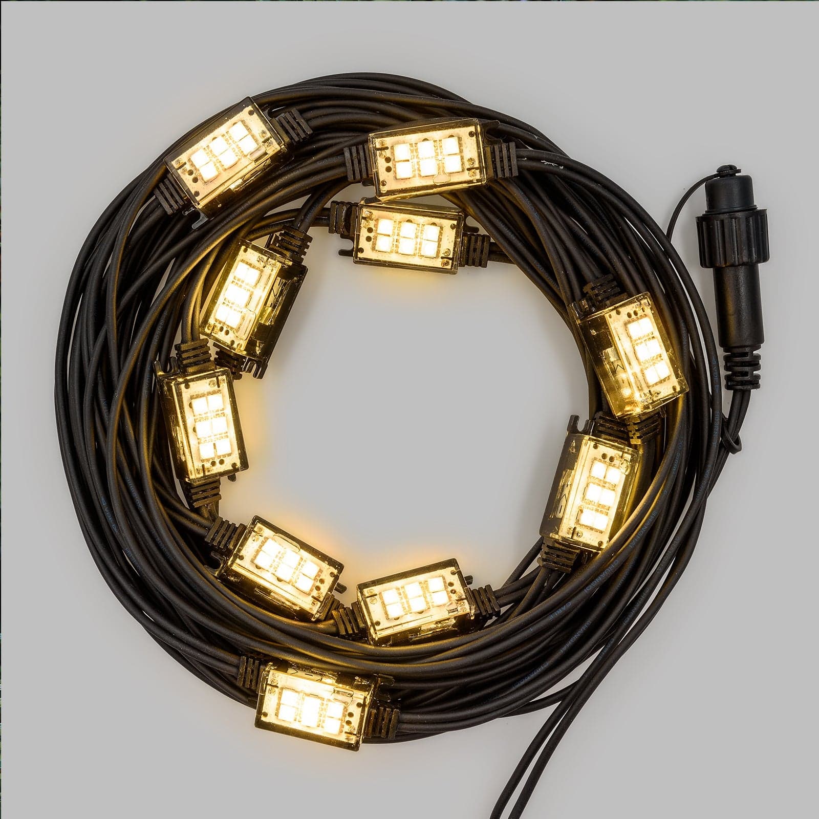 Catena strobo 10 led effetto flash luce Stroboscopica da esterno decorazione natalizia - 3