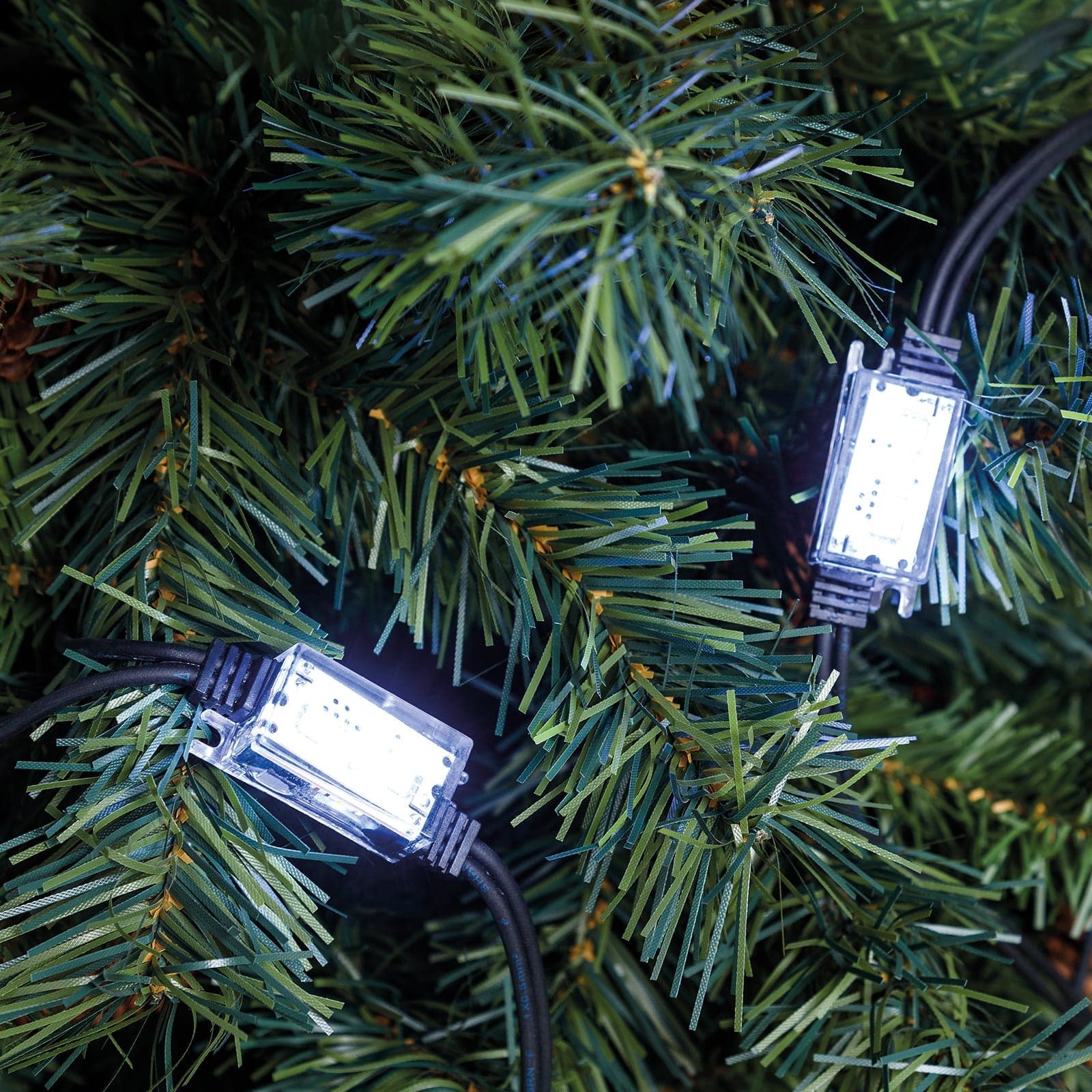 Catena strobo 10 led effetto flash luce Stroboscopica da esterno decorazione natalizia - 4