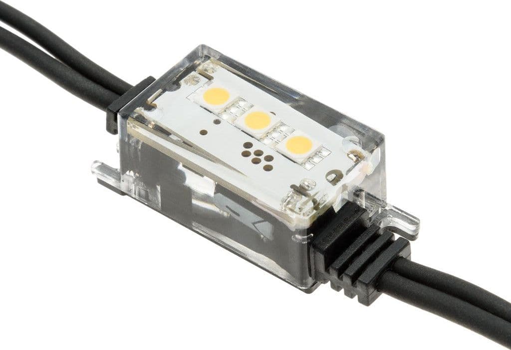 Catena strobo 10 led effetto flash luce Stroboscopica da esterno decorazione natalizia - 9