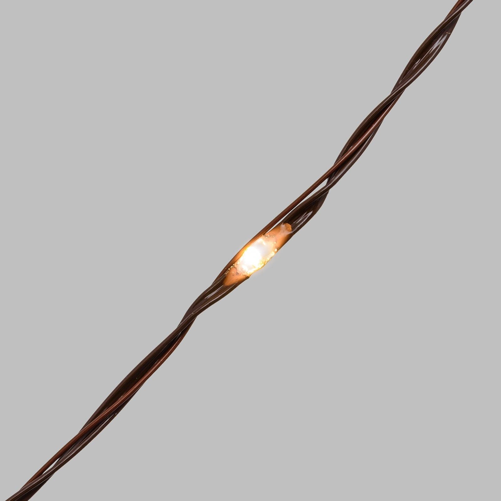 Luci di natale catena con Micro Led Fissi e filo in metallo per interno ed esterno 25 m - 8