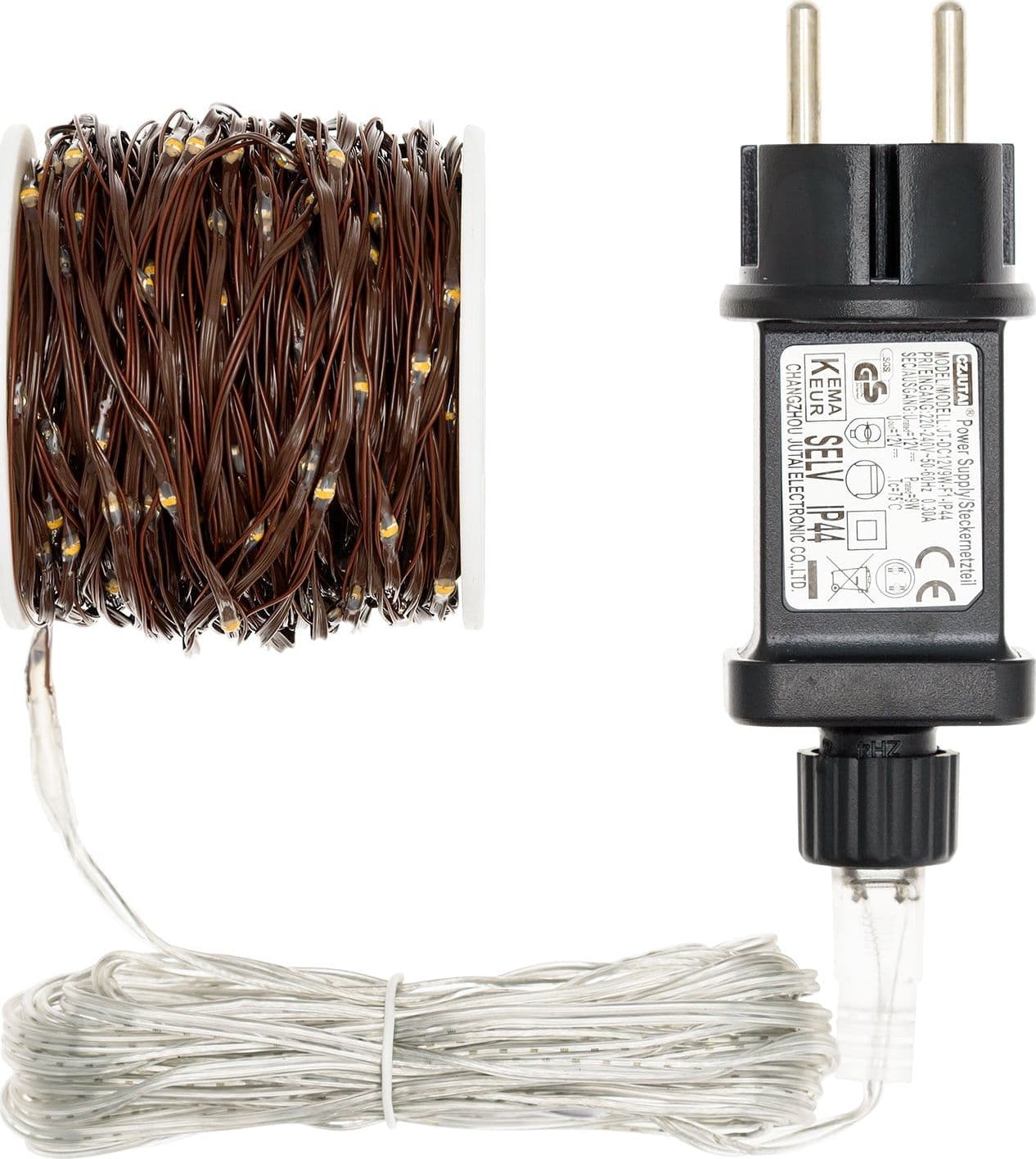 Luci di natale catena con Micro Led Fissi e filo in metallo per interno ed esterno 25 m - 10
