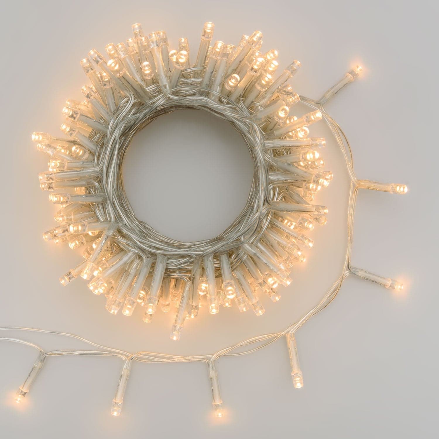 Luci di natale catena luminosa a batteria led 5 mm con telecomando per esterno - 2
