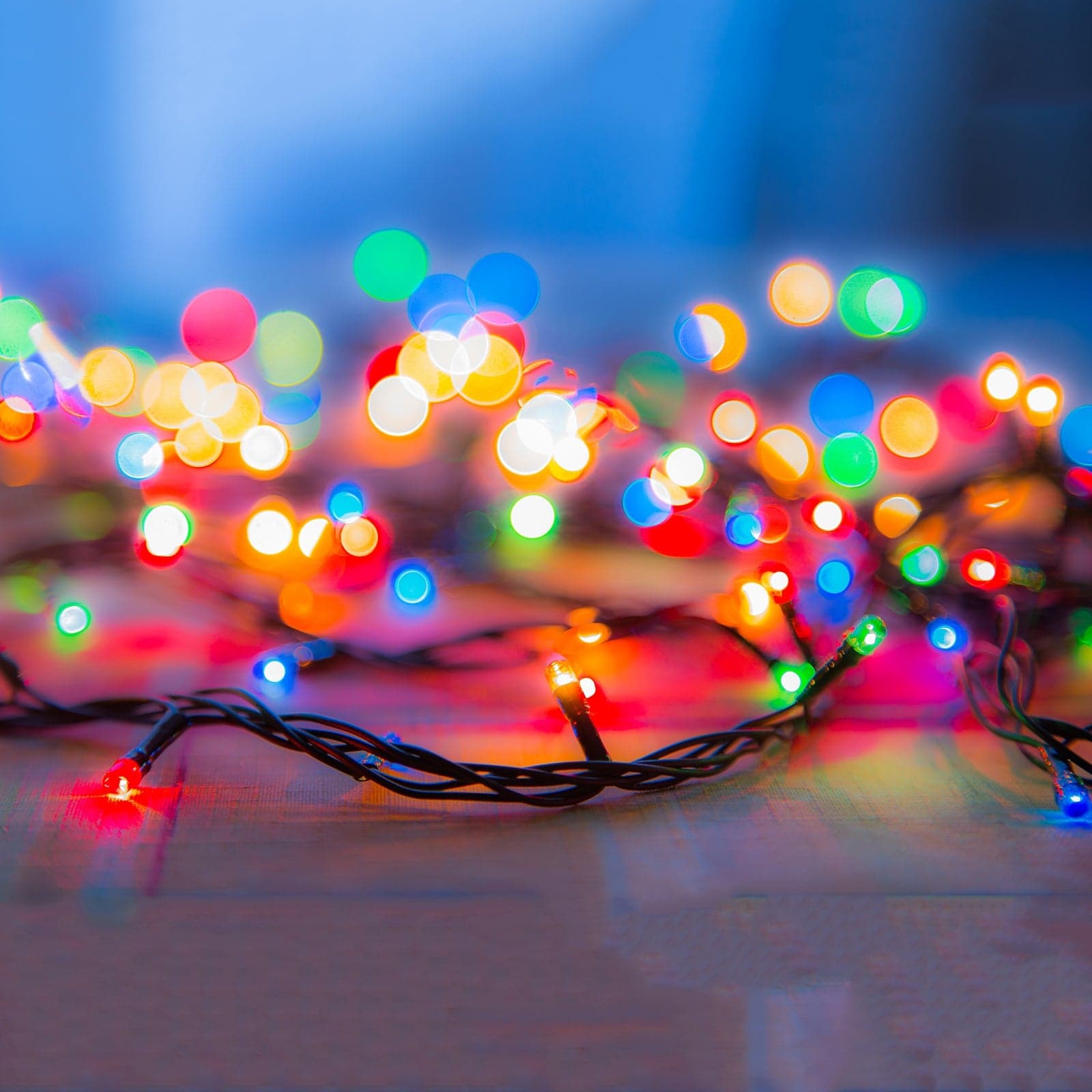 Catena luminosa musicale con 200 led decorazione per esterno addobbi e presepe - 2