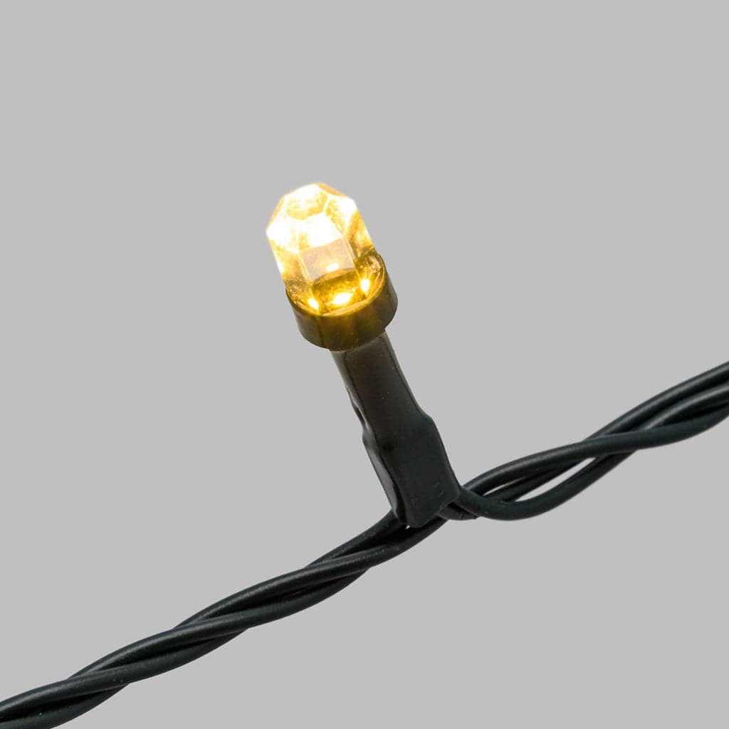 Luci di natale catena led "Diamante" 50 mt da esterno addobbi natalizi Ø 8 mm - 13