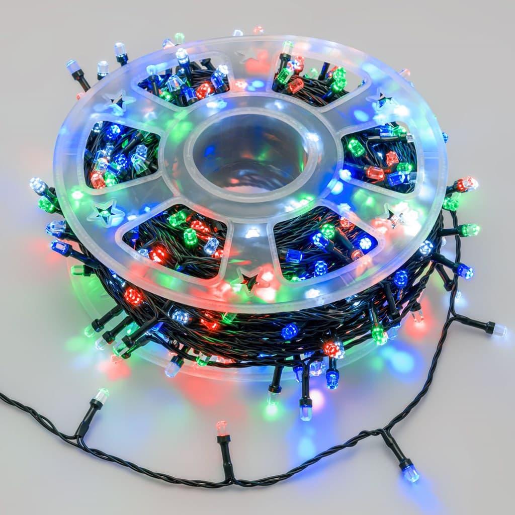 Luci di natale catena led "Diamante" 50 mt da esterno addobbi natalizi Ø 8 mm - 18