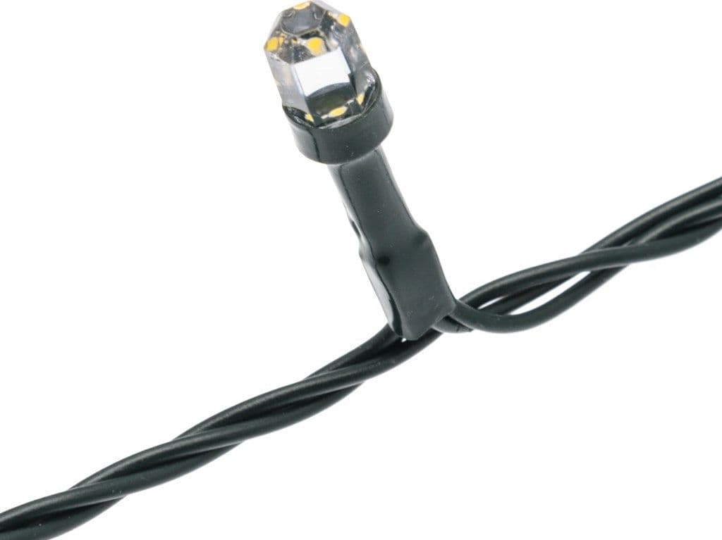 Luci di natale catena led "Diamante" 50 mt da esterno addobbi natalizi Ø 8 mm - 21