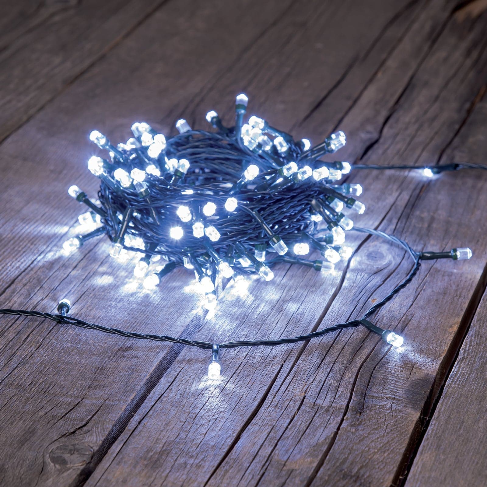 Luci di natale catena led "Diamante" 50 mt da esterno addobbi natalizi Ø 8 mm - 5