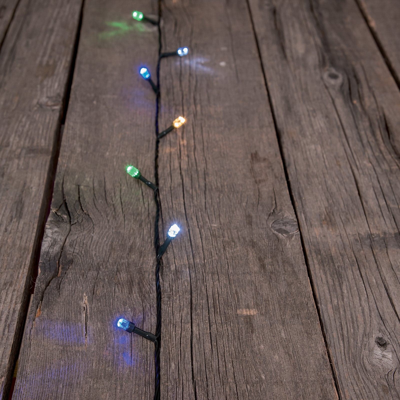 Luci di natale catena led "Diamante" 50 mt da esterno addobbi natalizi Ø 8 mm - 9