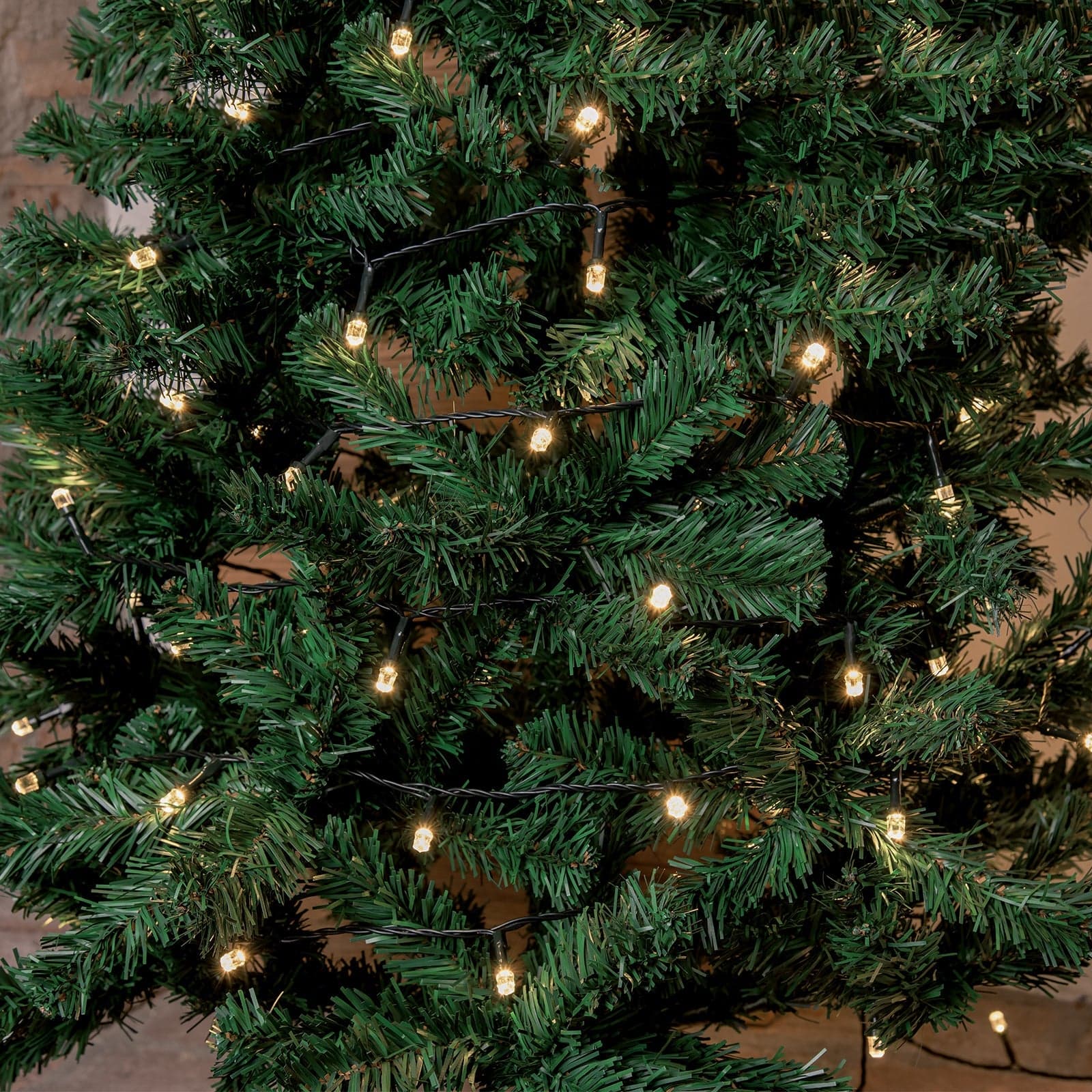 Luci di natale catena led "Diamante" 50 mt da esterno addobbi natalizi Ø 8 mm - 10