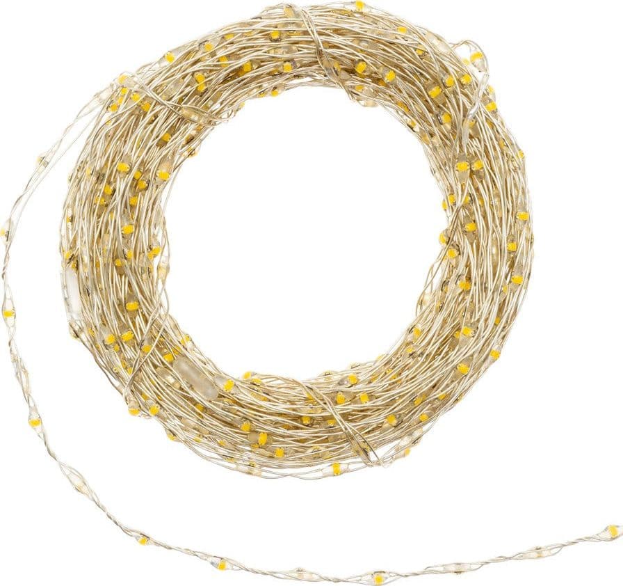 Luci di natale catena con 625 Maxi-Micro Led e filo in metallo per interno ed esterno 10 mt - 6