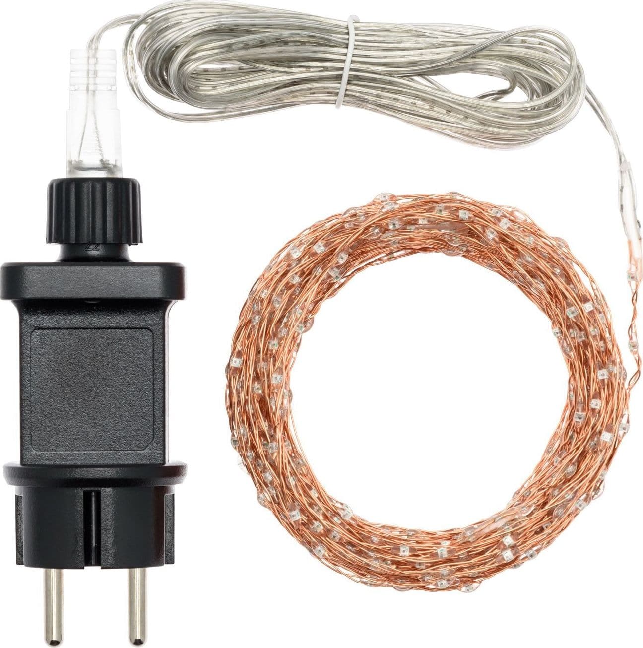 Luci di natale catena con 625 Maxi-Micro Led e filo in metallo per interno ed esterno 10 mt - 7