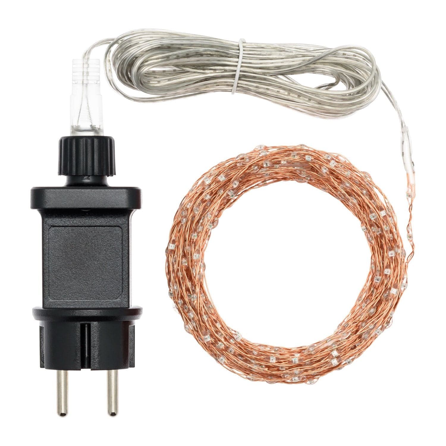 Luci di natale catena con 625 Maxi-Micro Led e filo in metallo per interno ed esterno 10 mt - 7