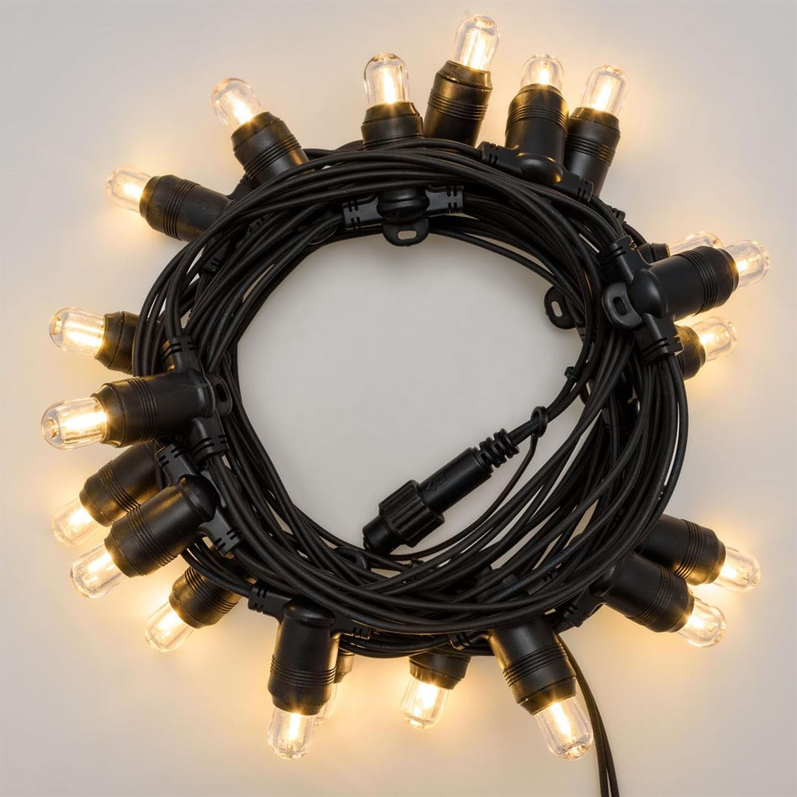 Cordoniera con 20 led da esterno per balcone e giardino decorazione nataliza 6 mt - 4