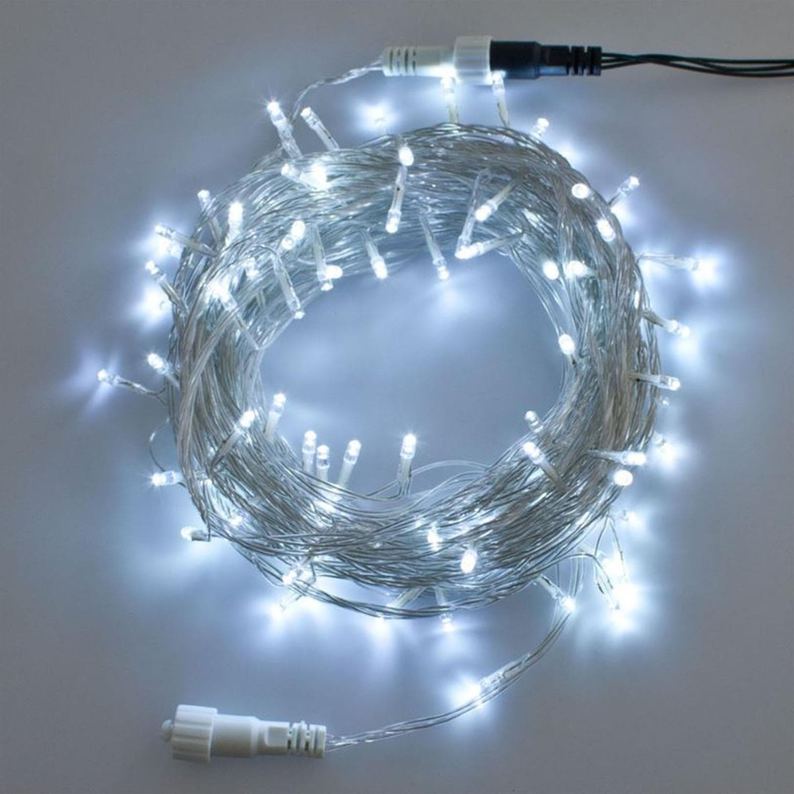 Luci di natale catena luminosa 100 led prolungabile fino a 50 mt per esterno - 9