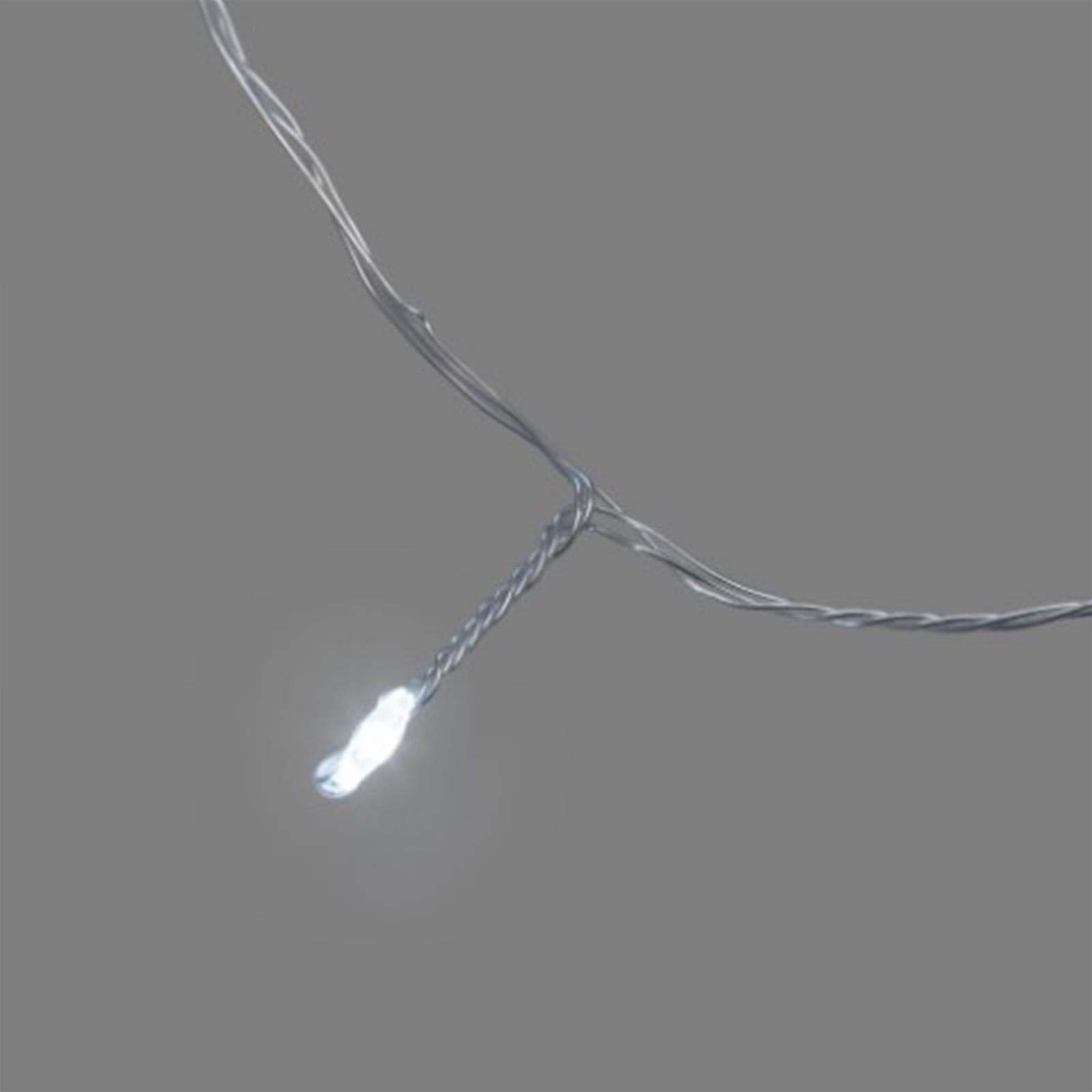 Luci di Natale catena luminosa con micro led decorazione da esterno 12 mt - 11