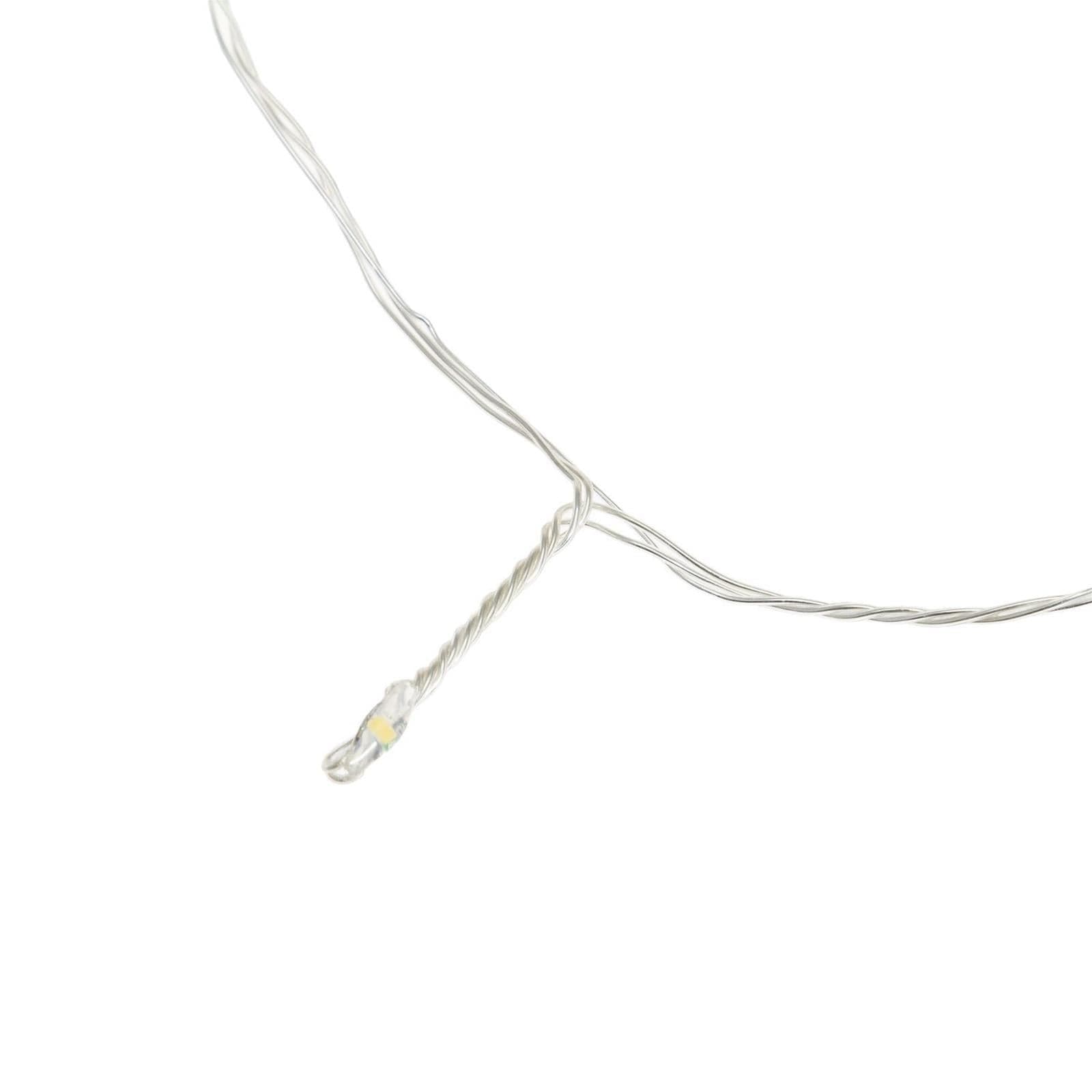 Luci di Natale catena luminosa con micro led decorazione da esterno 12 mt - 12